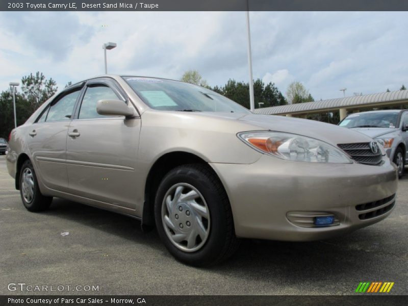 Desert Sand Mica / Taupe 2003 Toyota Camry LE