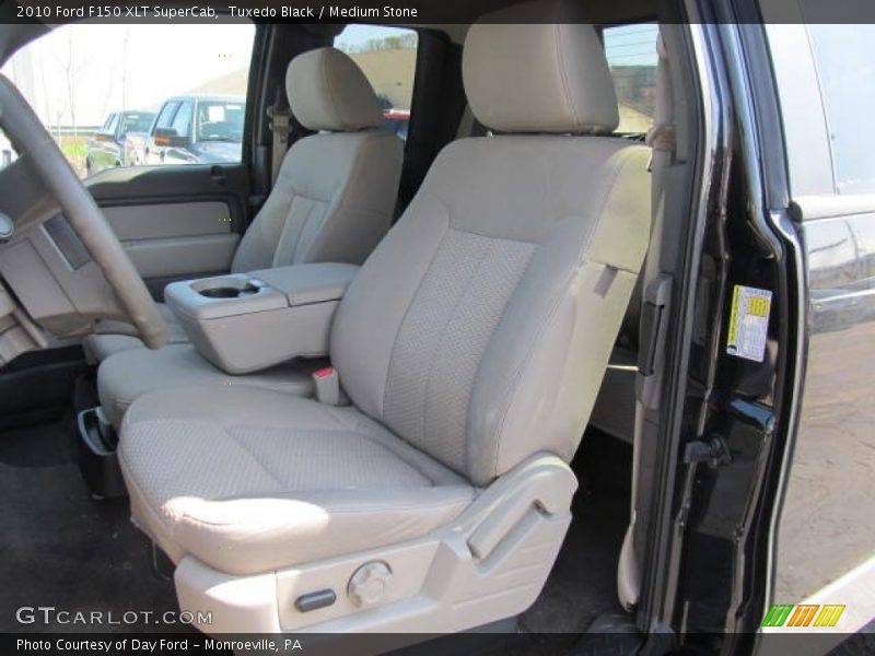 Tuxedo Black / Medium Stone 2010 Ford F150 XLT SuperCab