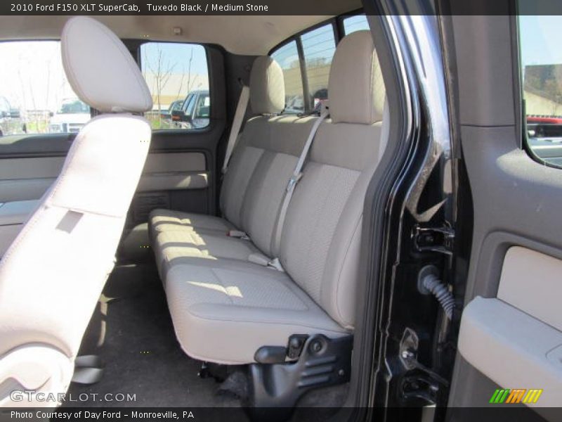 Tuxedo Black / Medium Stone 2010 Ford F150 XLT SuperCab