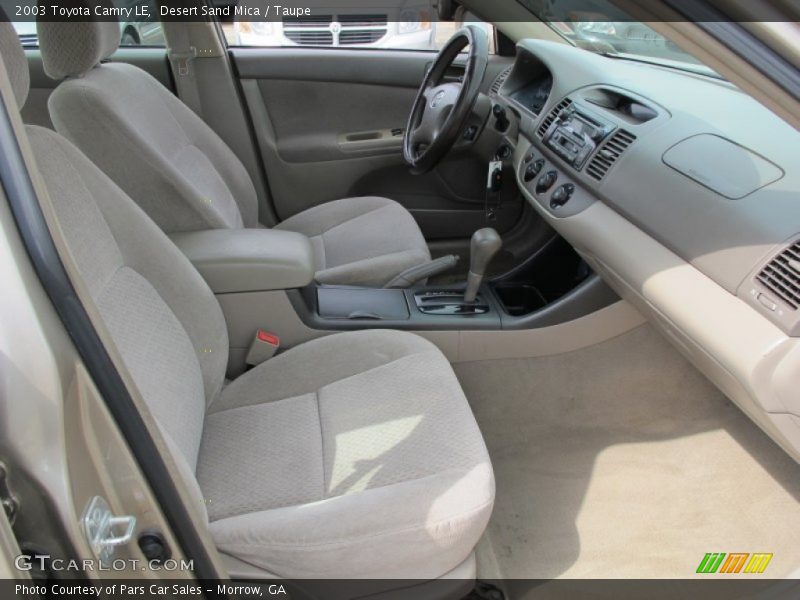 Desert Sand Mica / Taupe 2003 Toyota Camry LE