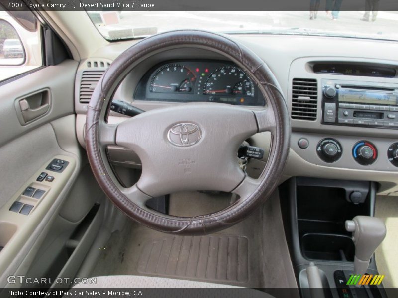 Desert Sand Mica / Taupe 2003 Toyota Camry LE