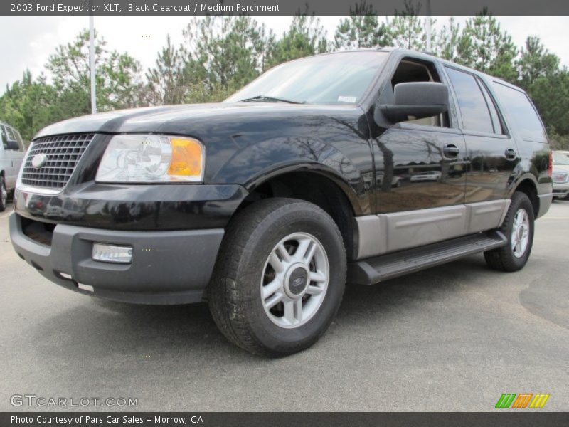 Black Clearcoat / Medium Parchment 2003 Ford Expedition XLT
