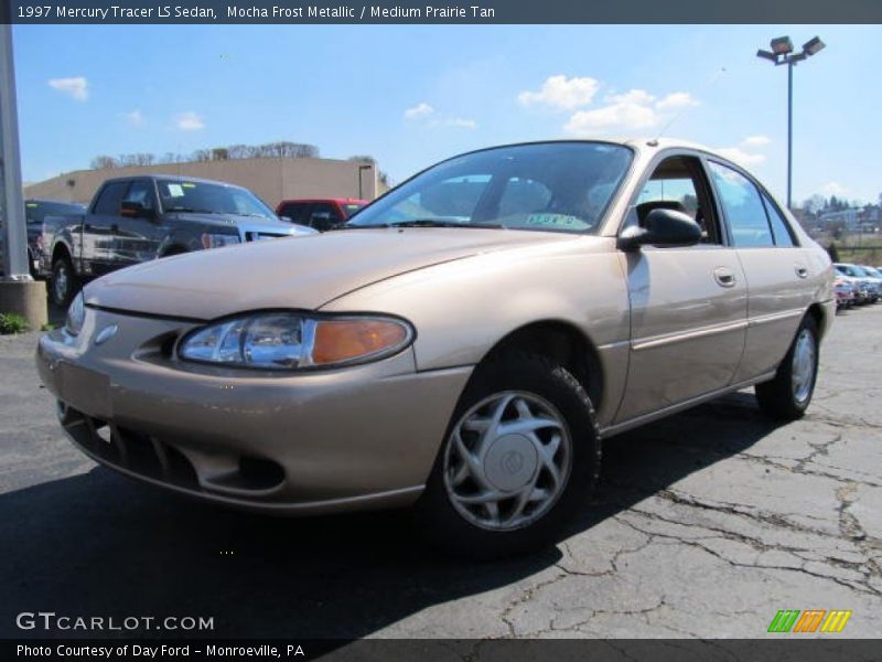 Mocha Frost Metallic / Medium Prairie Tan 1997 Mercury Tracer LS Sedan