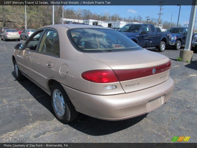 Mocha Frost Metallic / Medium Prairie Tan 1997 Mercury Tracer LS Sedan