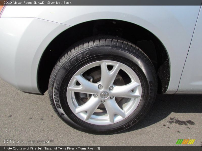 Silver Ice / Black 2010 Nissan Rogue SL AWD