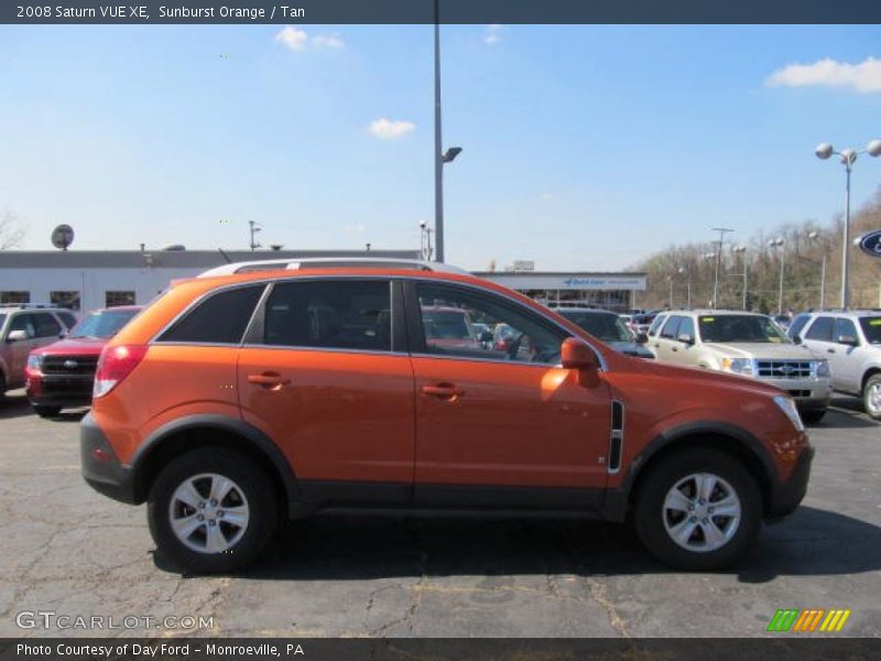 Sunburst Orange / Tan 2008 Saturn VUE XE