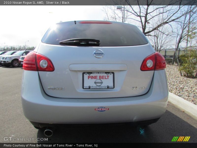 Silver Ice / Black 2010 Nissan Rogue SL AWD