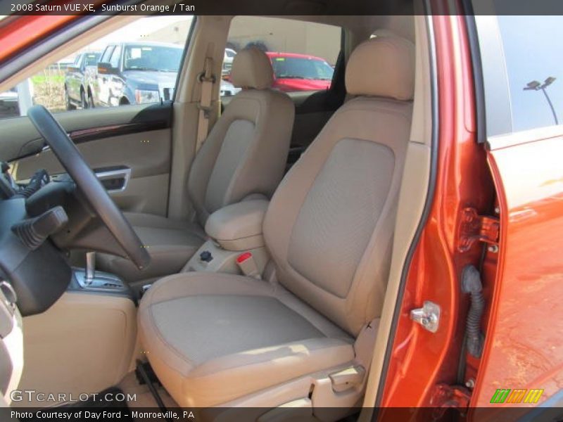 Sunburst Orange / Tan 2008 Saturn VUE XE