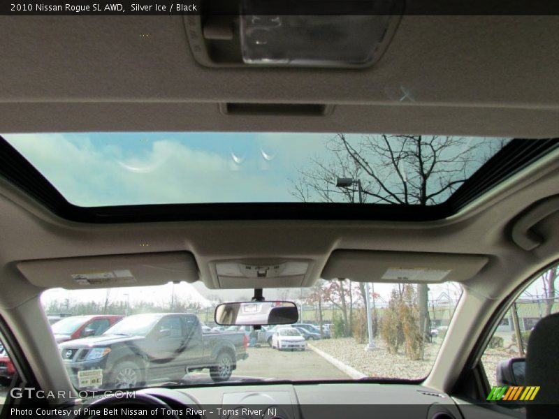Silver Ice / Black 2010 Nissan Rogue SL AWD