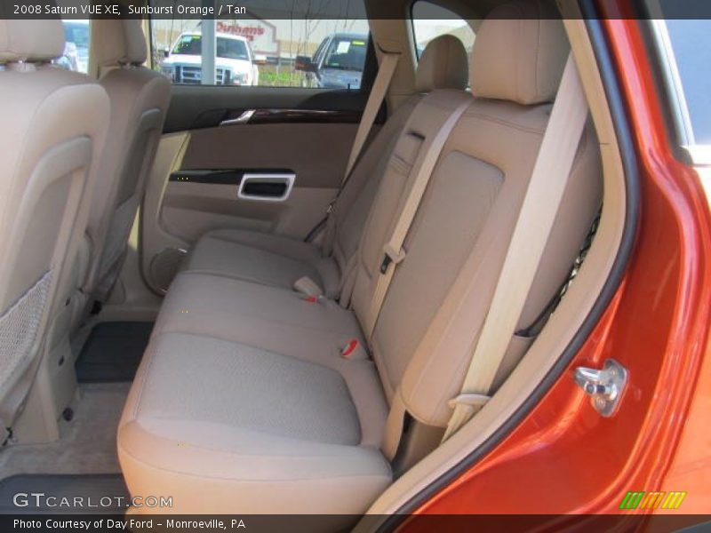 Sunburst Orange / Tan 2008 Saturn VUE XE