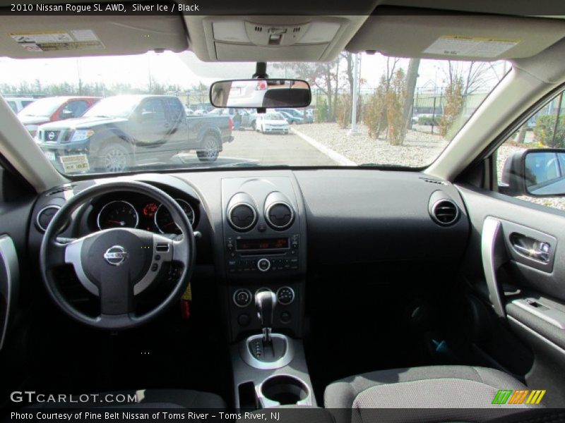 Silver Ice / Black 2010 Nissan Rogue SL AWD