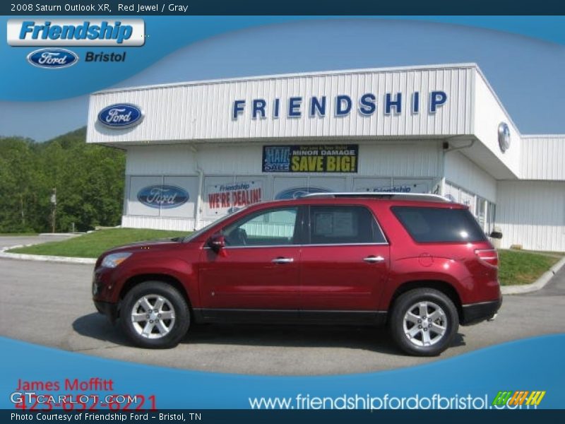 Red Jewel / Gray 2008 Saturn Outlook XR