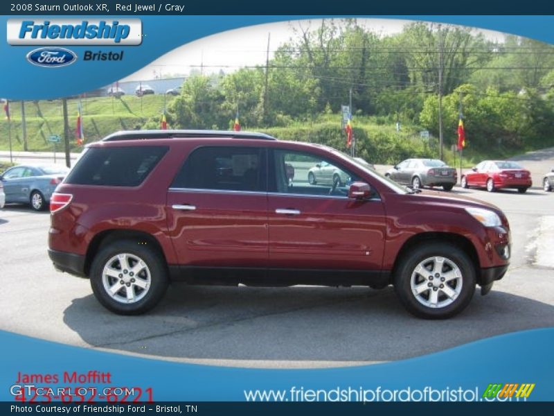 Red Jewel / Gray 2008 Saturn Outlook XR