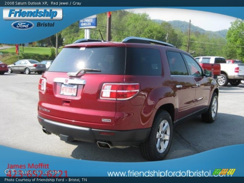 Red Jewel / Gray 2008 Saturn Outlook XR