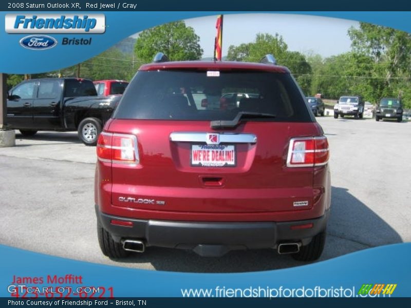 Red Jewel / Gray 2008 Saturn Outlook XR