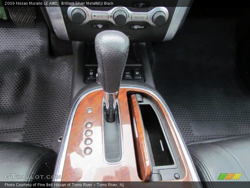 Brilliant Silver Metallic / Black 2009 Nissan Murano LE AWD
