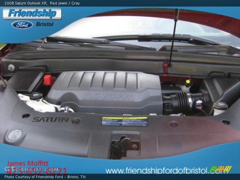 Red Jewel / Gray 2008 Saturn Outlook XR