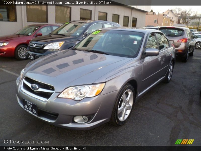 Quartz Silver Metallic / Off Black 2009 Subaru Legacy 2.5i Limited Sedan