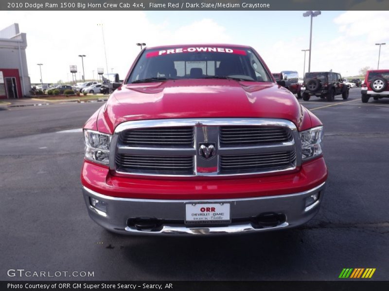 Flame Red / Dark Slate/Medium Graystone 2010 Dodge Ram 1500 Big Horn Crew Cab 4x4