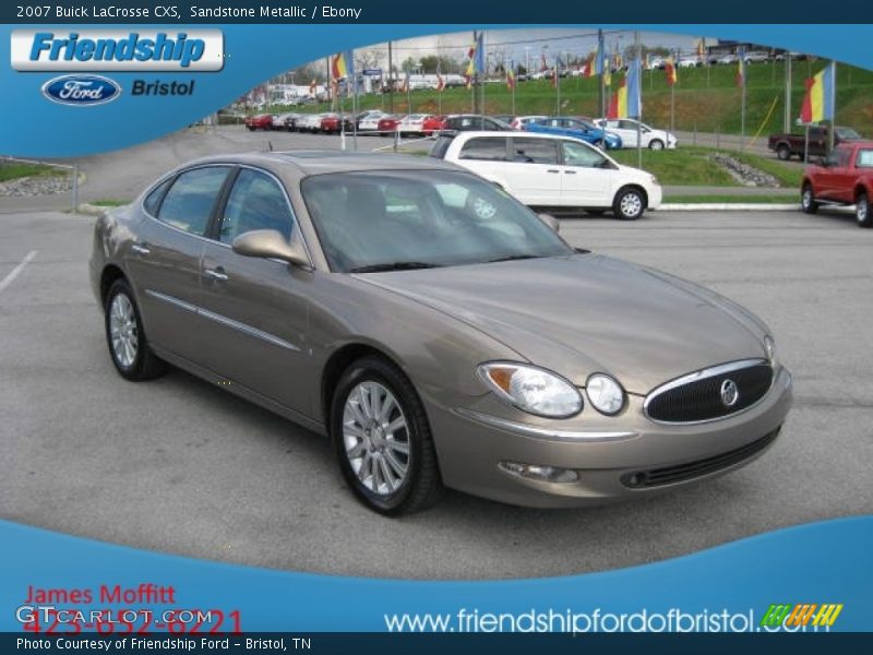 Sandstone Metallic / Ebony 2007 Buick LaCrosse CXS
