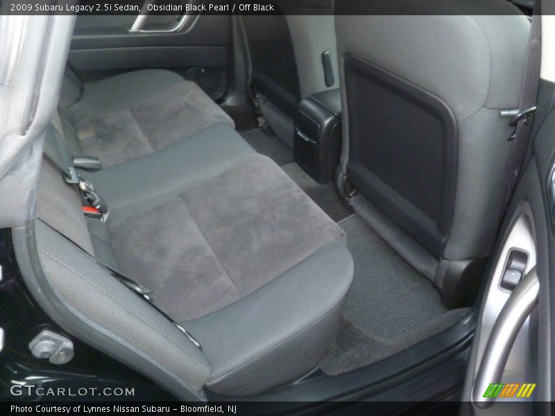 Obsidian Black Pearl / Off Black 2009 Subaru Legacy 2.5i Sedan