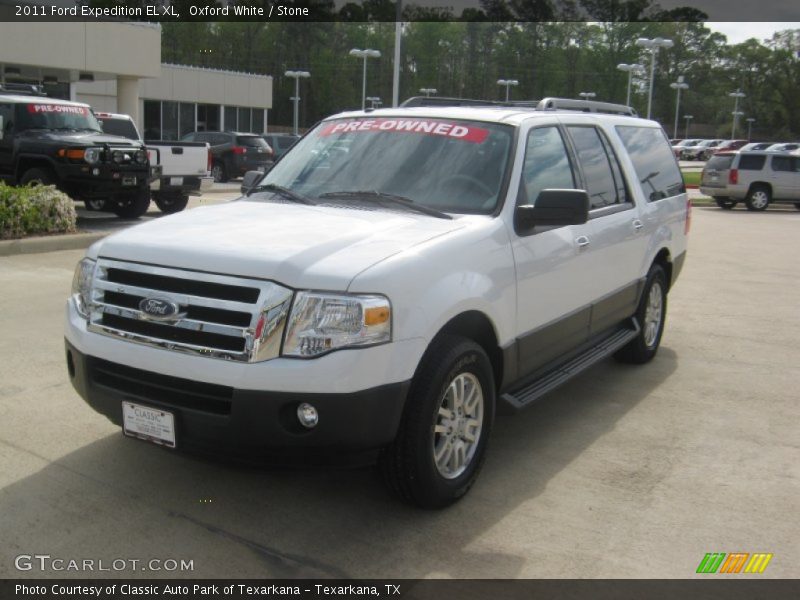 Oxford White / Stone 2011 Ford Expedition EL XL
