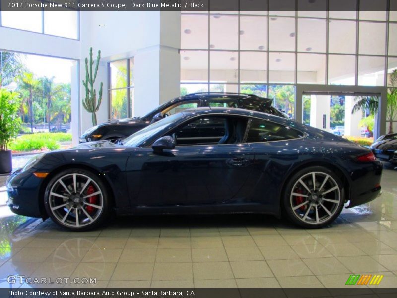 Dark Blue Metallic / Black 2012 Porsche New 911 Carrera S Coupe