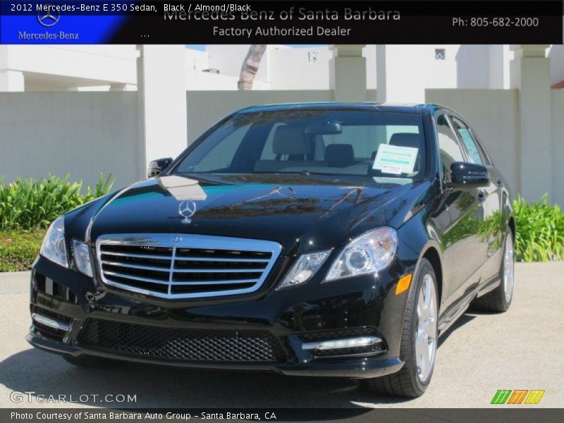 Black / Almond/Black 2012 Mercedes-Benz E 350 Sedan