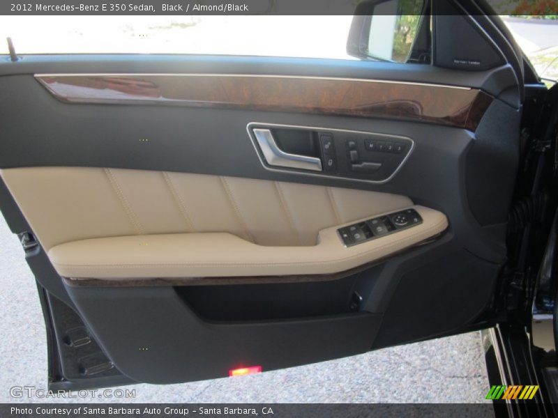 Black / Almond/Black 2012 Mercedes-Benz E 350 Sedan