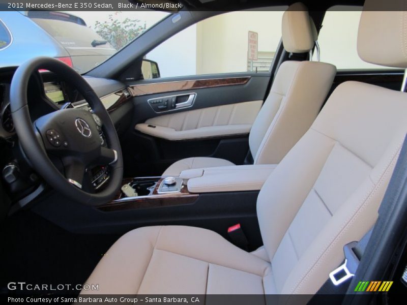 Black / Almond/Black 2012 Mercedes-Benz E 350 Sedan