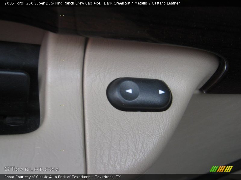 Dark Green Satin Metallic / Castano Leather 2005 Ford F350 Super Duty King Ranch Crew Cab 4x4