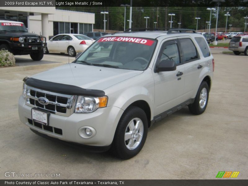 Light Sage Metallic / Stone 2009 Ford Escape XLT V6