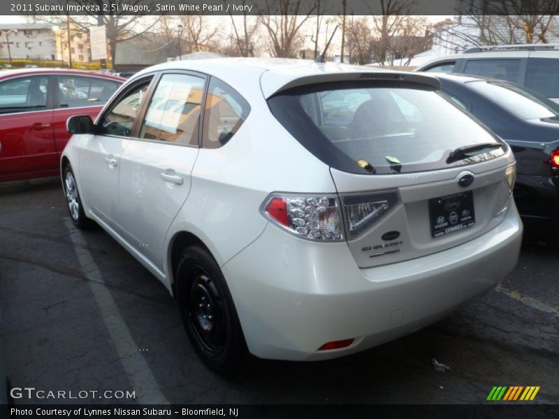 Satin White Pearl / Ivory 2011 Subaru Impreza 2.5i Wagon