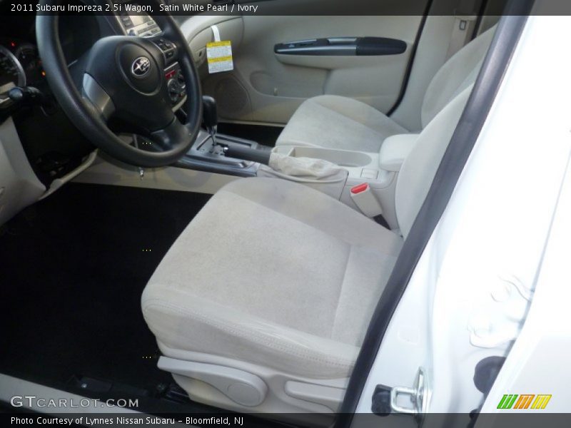 Satin White Pearl / Ivory 2011 Subaru Impreza 2.5i Wagon