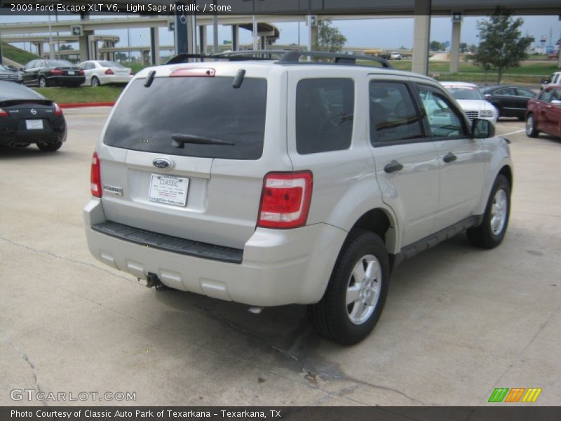 Light Sage Metallic / Stone 2009 Ford Escape XLT V6