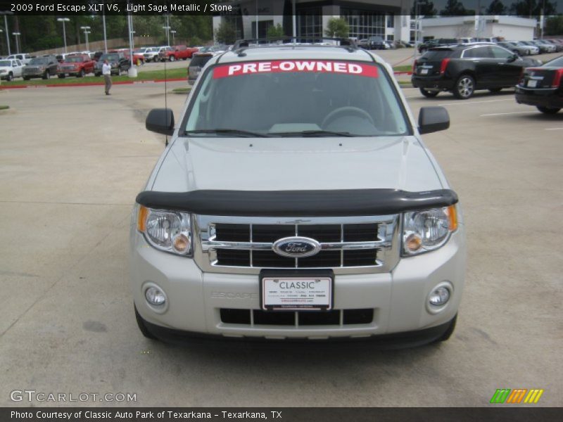 Light Sage Metallic / Stone 2009 Ford Escape XLT V6