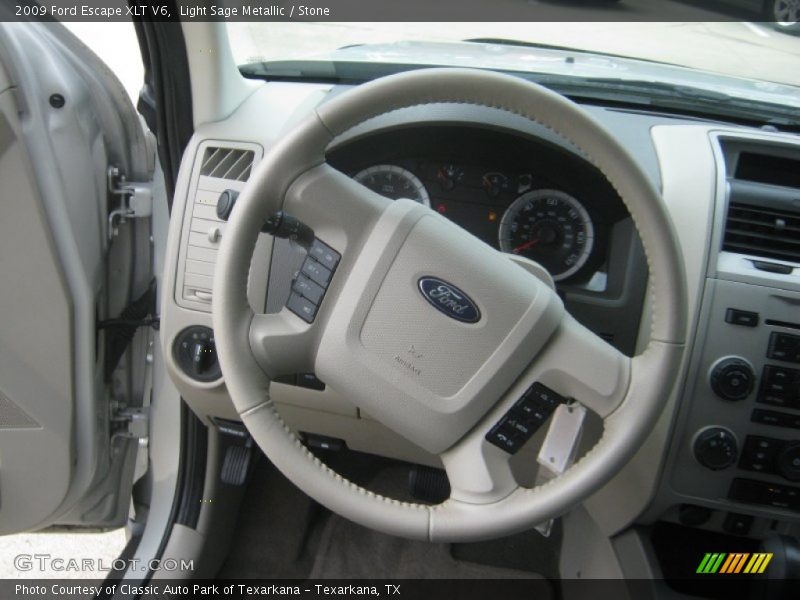 Light Sage Metallic / Stone 2009 Ford Escape XLT V6