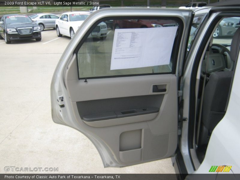 Light Sage Metallic / Stone 2009 Ford Escape XLT V6