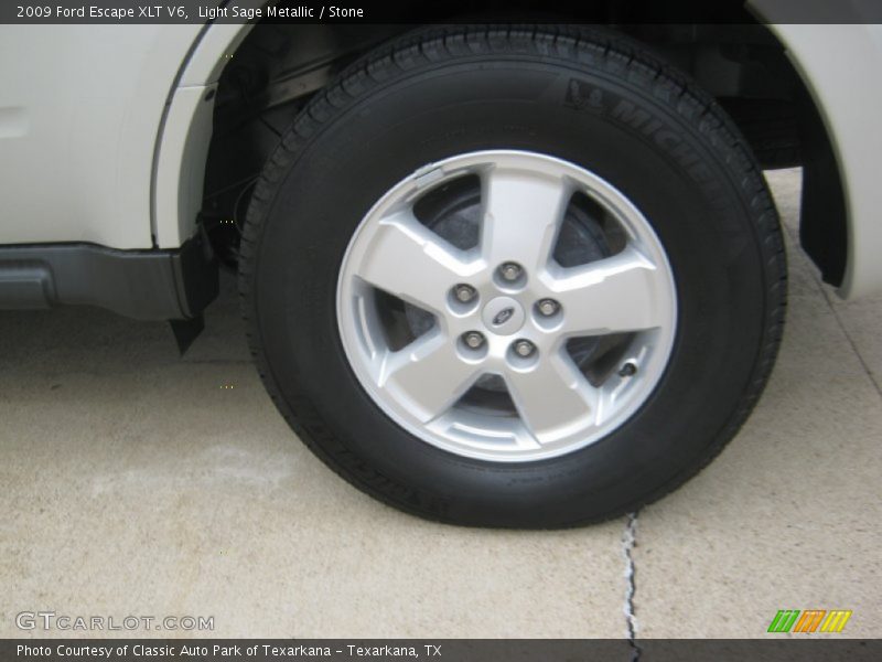 Light Sage Metallic / Stone 2009 Ford Escape XLT V6