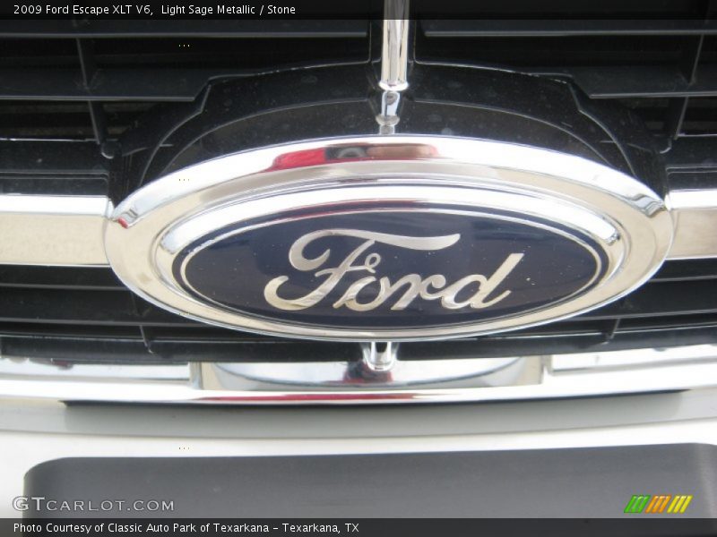 Light Sage Metallic / Stone 2009 Ford Escape XLT V6