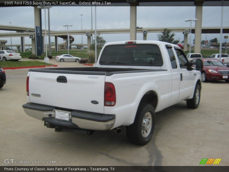 Oxford White / Tan 2005 Ford F250 Super Duty XLT SuperCab