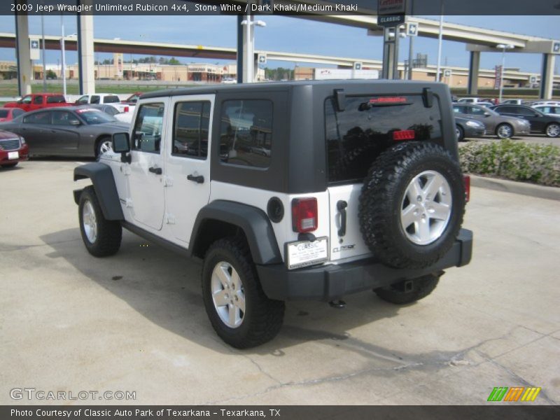 Stone White / Dark Khaki/Medium Khaki 2009 Jeep Wrangler Unlimited Rubicon 4x4