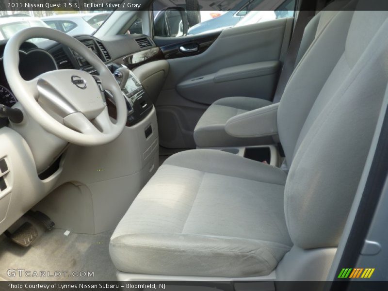 Brilliant Silver / Gray 2011 Nissan Quest 3.5 S