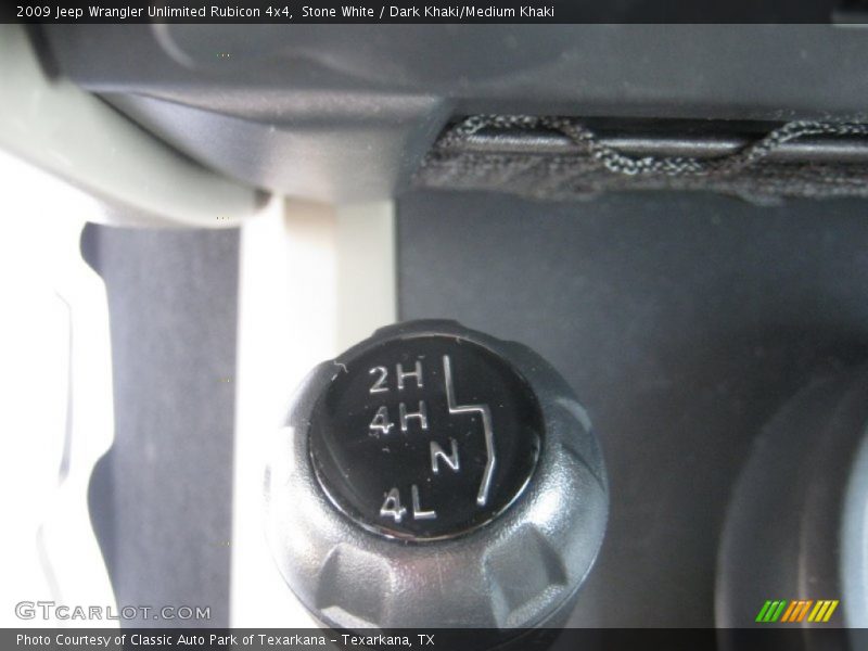 Stone White / Dark Khaki/Medium Khaki 2009 Jeep Wrangler Unlimited Rubicon 4x4