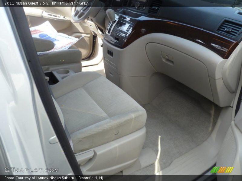 Brilliant Silver / Gray 2011 Nissan Quest 3.5 S