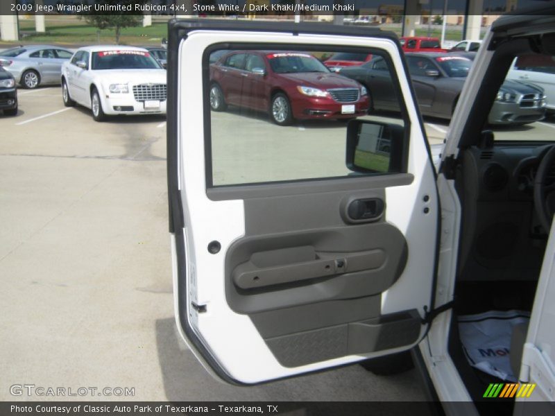 Stone White / Dark Khaki/Medium Khaki 2009 Jeep Wrangler Unlimited Rubicon 4x4