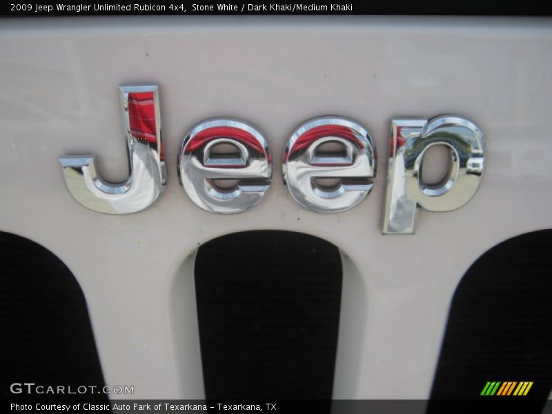 Stone White / Dark Khaki/Medium Khaki 2009 Jeep Wrangler Unlimited Rubicon 4x4