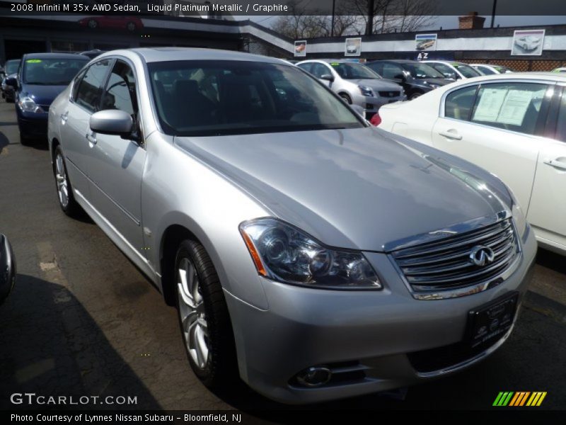 Liquid Platinum Metallic / Graphite 2008 Infiniti M 35x AWD Sedan