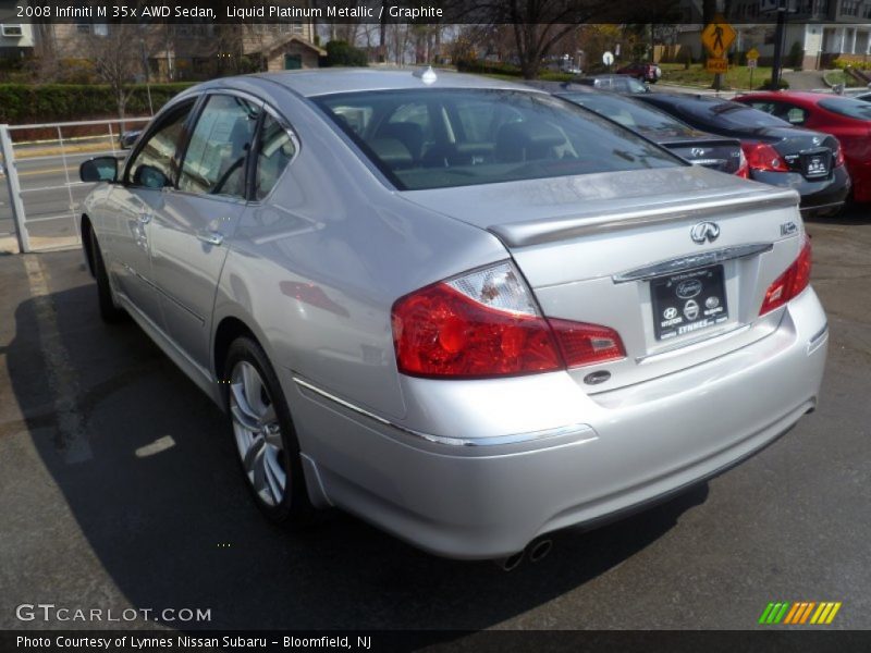 Liquid Platinum Metallic / Graphite 2008 Infiniti M 35x AWD Sedan