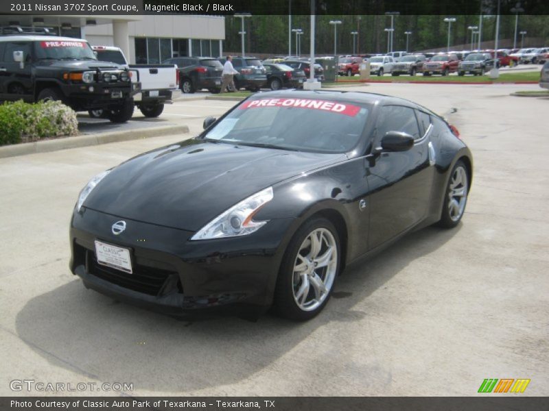 Magnetic Black / Black 2011 Nissan 370Z Sport Coupe